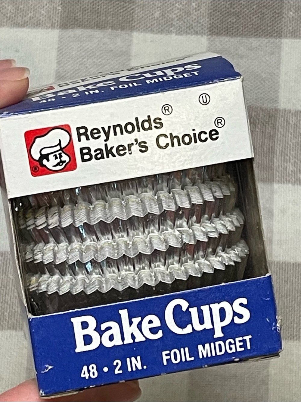 Vintage Reynolds Baker's Choice Silver Foil Bake Cups - 48 Count